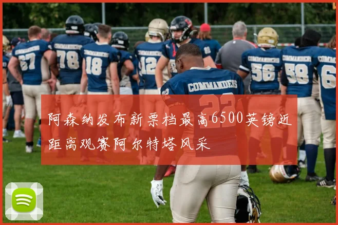 阿森纳发布新票档最高6500英镑近距离观赛阿尔特塔风采